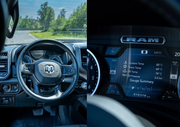 Dodge RAM cena 268000 przebieg: 18000, rok produkcji 2022 z Ropczyce małe 781